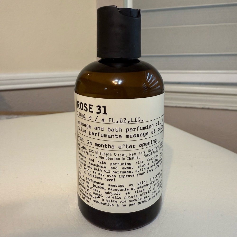 Le Labo Rose 31 Massage & Bath Perfuming Oil